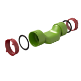 Пересечение воздуховодов